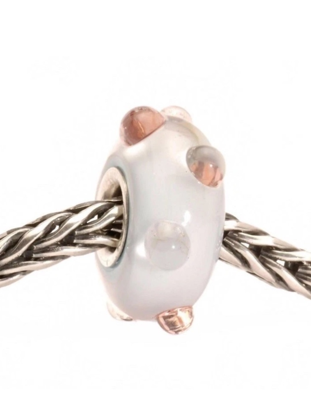 Authentic Trollbeads Pastel Bud Bead Charm